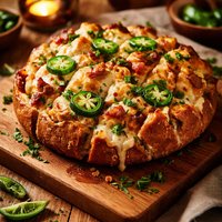 Jalapeno Popper Pull Apart Bread