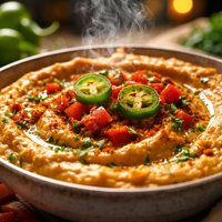 Jalapeno Roasted Red Pepper Hummus