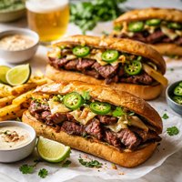 Jalapeno Steak Sandwiches