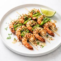 Jalapeno Tiger Prawn Ginger Skewers