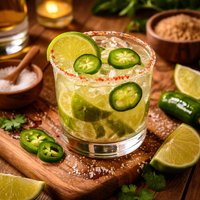 Jalapeo Caipirinha Cocktail