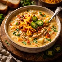 Jalepeno Cheddar Chicken Soup