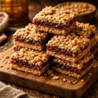 Jam and Oat Bars
