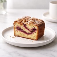 Jam Swirled Coffee Cake