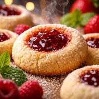 Jam Thumbprint Cookies