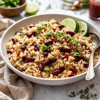 Jamaican Beans and Rice Dish