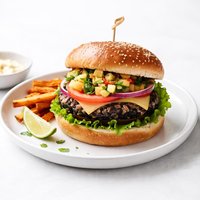 Jamaican Black Bean Burgers