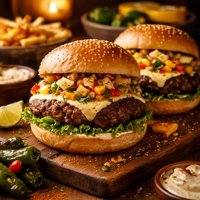 Jamaican Jerk Burgers for Grill