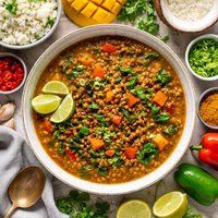Jamaican Lentil Stew with Coconut