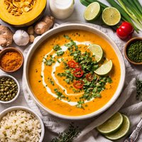 Jamaican Pumpkin Coconut Soup