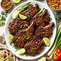 Jamaican Rubbed Chops