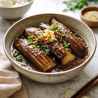 Japanese Country Style Eggplant Nasu No Inaka Ni