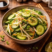 Japanese Cucumber Bean Sprout Salad
