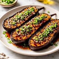 Japanese Glazed Eggplant Aubergine