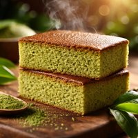 Japanese Green Tea Kasutera Cake
