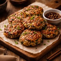 Japanese Negi Leek Patties