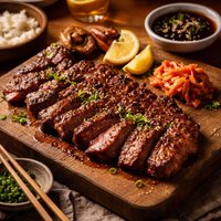 Japanese Style Beef Rib Eye Bbq Beef Yakiniku