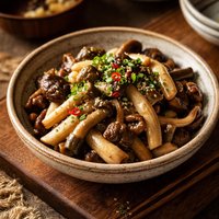 Japanese Style Marinated Mushroom Salad