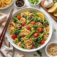 Japanese Style Pasta Primavera