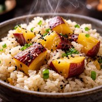 Japanese Sweet Potato and Rice Shojin Ryori