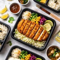Japanese Take Out Tonkatsu Fried Pork Cutlets