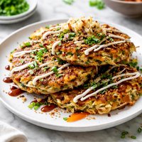 Japanese Veggie Cakes O Konomi Yaki