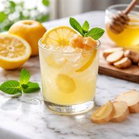 Japanese Yuzu and Ginger Cocktail