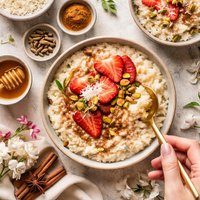 Jasmine Chai Rice Pudding