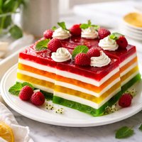 Jell O Ribbon Salad