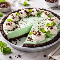 Jello Grasshopper Pie
