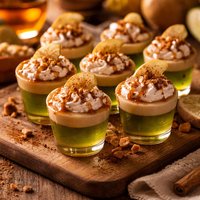 Jello Shots Caramel Apple