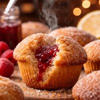 Jelly Doughnut Muffins