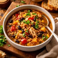 Jerk Turkey Slow Cooker Soup from Weight Watchers