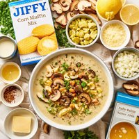 Jiffy Cream of Artichoke and Mushroom Soup a Pantry Recipe