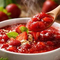 Jordbaer Grod Danish Strawberry Pudding