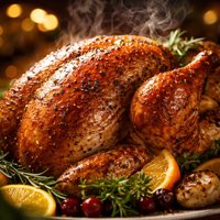 Juicy Champagne Thanksgiving Day Turkey