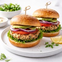 Juicy Turkey Veggie Burgers