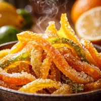 Julia Childs Candied Citrus Peel