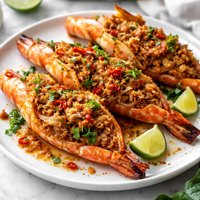 Jumbo Thai Stuffed Shrimp