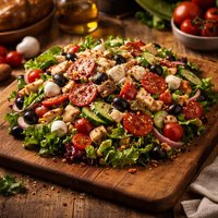 Just a Pizza Salad No Salad on Crust No Pasta Just Salad