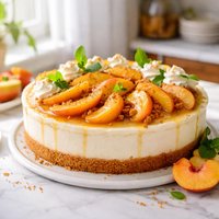 Just Peachy Cheesecake