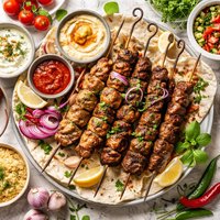 Kabab Kebabs or Middle Eastern Skewers