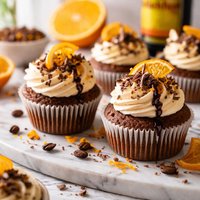 Kahlua and Orange Cupcakes