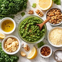 Kale and Walnut Pesto