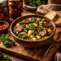 Kale Potato Bean Chorizo Soup Canning Recipe