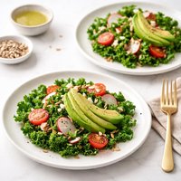 Kale Salad with Avocado for Two