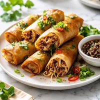 Kalua Pig Spring Rolls