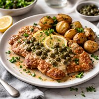 Kapernschnitzel Veal Cutlets with Capers