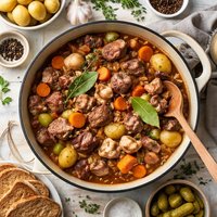 Karelian Hot Pot Finnish Three Meat Stew