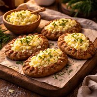 Karjalan Piirakka Karelian Pie with Egg Butter